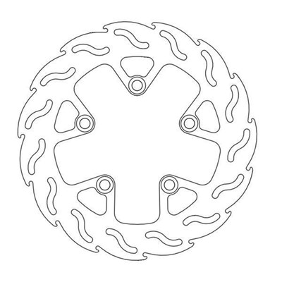 Bild von Bremsscheiben Flame hinten