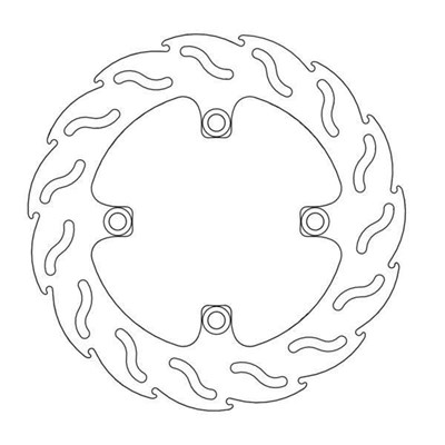 Bild von Bremsscheiben Flame hinten