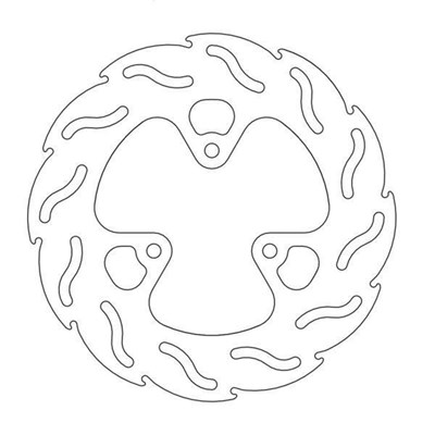 Bild von Bremsscheiben Flame hinten