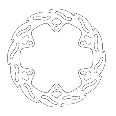 Bild von Bremsscheiben Flame hinten