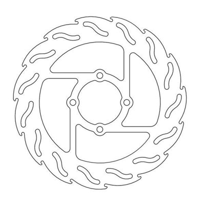 Bild von Bremsscheiben Flame hinten