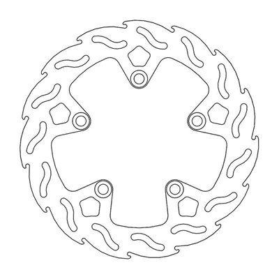 Bild von Bremsscheiben Flame hinten