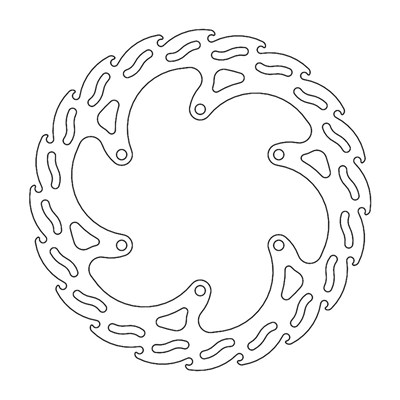 Bild von Bremsscheiben Flame hinten