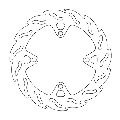 Bild von Bremsscheiben Flame hinten