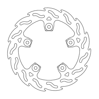 Bild von Bremsscheiben Flame hinten