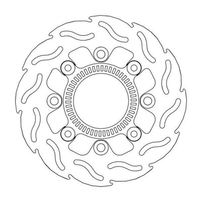 Bild von Bremsscheiben Flame hinten