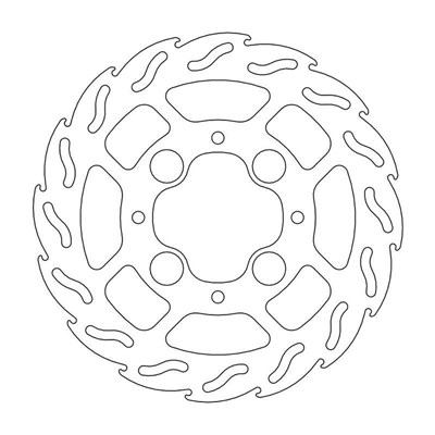 Bild von Bremsscheiben Flame hinten