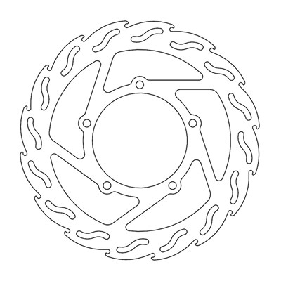 Bild von Bremsscheiben Flame hinten