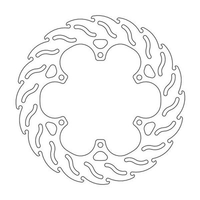 Bild von Bremsscheiben Flame hinten