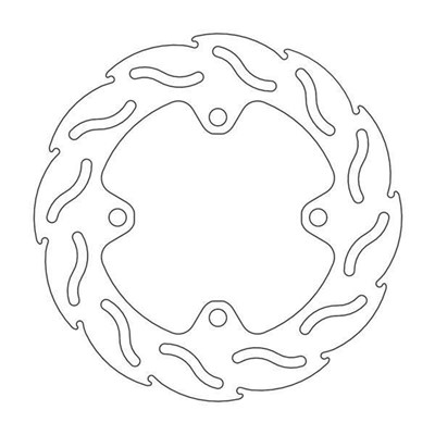 Bild von Bremsscheiben Flame hinten