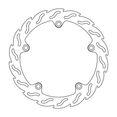 Bild von Bremsscheiben Flame hinten