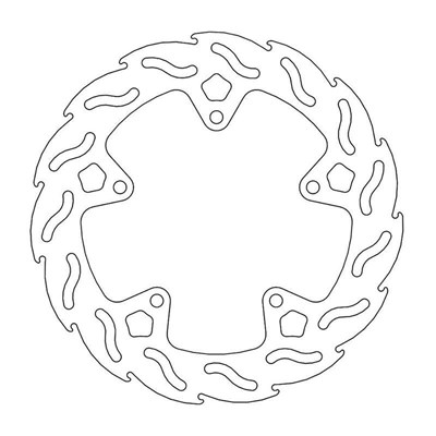 Bild von Bremsscheiben Flame hinten