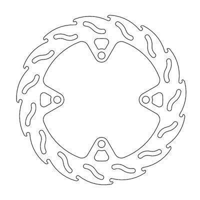 Bild von Bremsscheiben Flame hinten