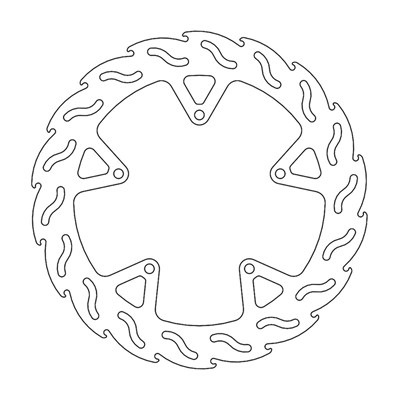 Bild von Bremsscheiben Flame hinten