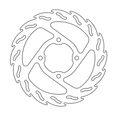 Bild von Bremsscheiben Flame hinten