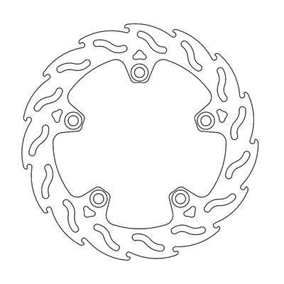 Bild von Bremsscheiben Flame hinten