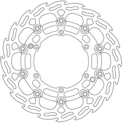 Bild von Bremsscheiben Offroad Flame Standard
