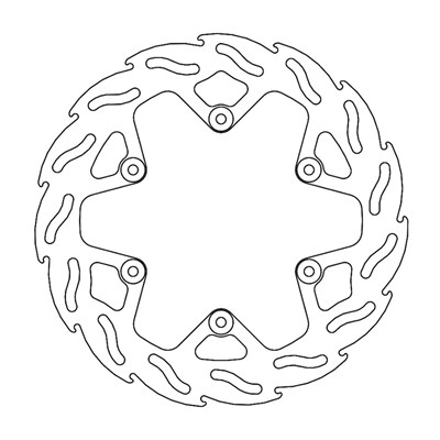 Bild von Bremsscheiben Offroad Flame hinten