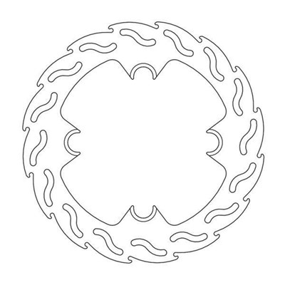 Bild von Bremsscheiben Offroad Flame hinten