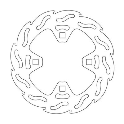 Bild von Bremsscheiben Offroad Flame hinten