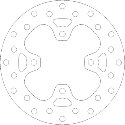 Bild von Bremsscheiben Quad Flame