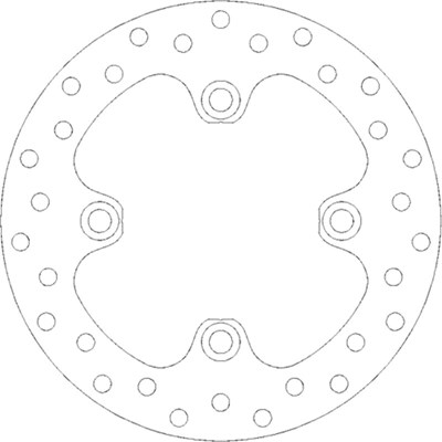 Bild von Bremsscheiben Quad Flame