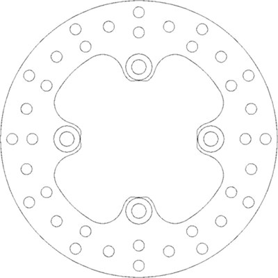 Bild von Bremsscheiben Quad Flame