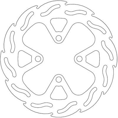 Bild von Bremsscheiben Scooter Flame