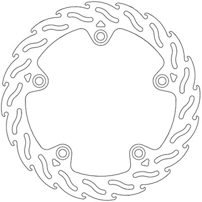 Bild von Bremsscheiben Scooter Flame