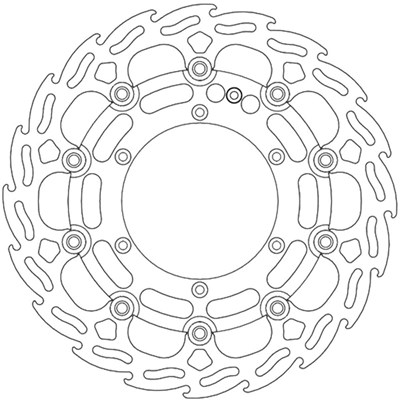 Bild von Bremsscheiben Scooter Flame