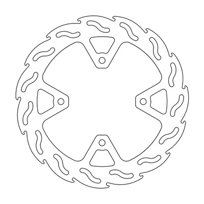 Bild von Bremsscheiben Scooter Flame