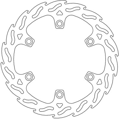 Bild von Bremsscheiben Street Flame vorne rechts