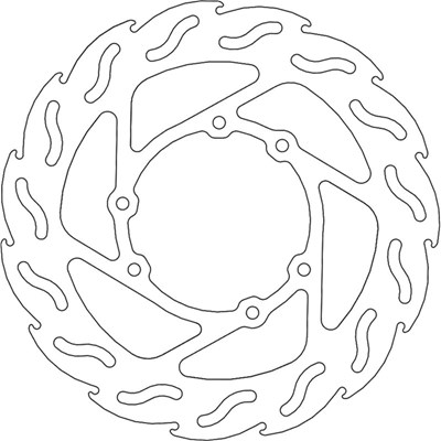 Bild von Bremsscheiben Street Flame vorne rechts