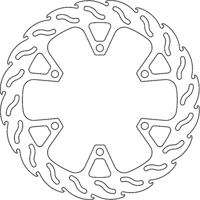 Bild von Bremsscheiben Street Flame vorne rechts