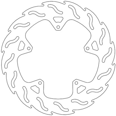 Bild von Bremsscheiben Street Flame vorne rechts