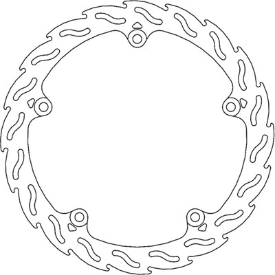 Bild von Bremsscheiben Street Flame vorne rechts