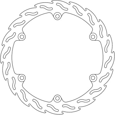 Bild von Bremsscheiben Street Flame vorne rechts