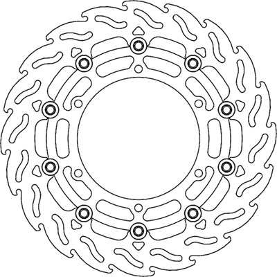 Bild von Bremsscheiben Street Flame vorne rechts