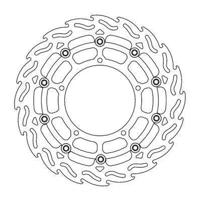Bild von Bremsscheiben Street Flame vorne rechts