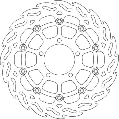 Bild von Bremsscheiben Street Flame vorne rechts