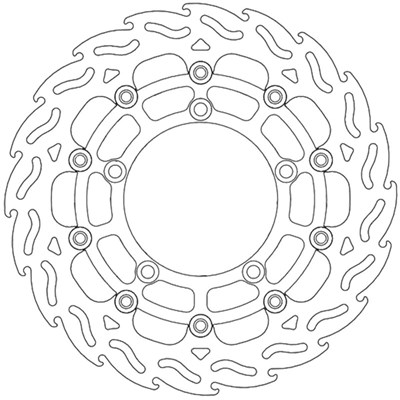 Bild von Bremsscheiben Street Flame vorne rechts