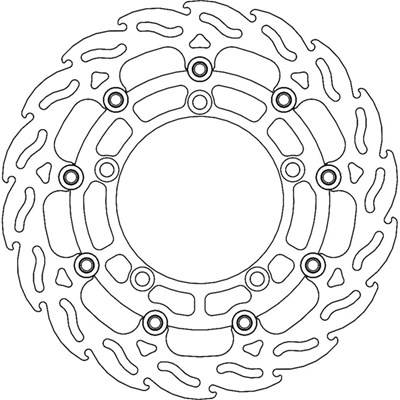 Bild von Bremsscheiben Street Flame vorne rechts