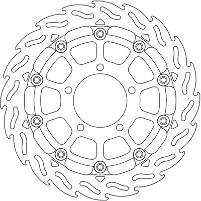 Bild von Bremsscheiben Street Flame vorne rechts