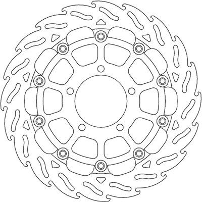 Bild von Bremsscheiben Street Flame vorne rechts