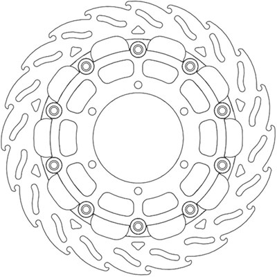 Bild von Bremsscheiben Street Flame vorne rechts