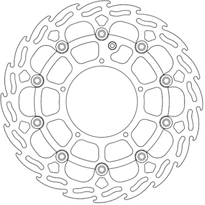 Bild von Bremsscheiben Street Flame vorne rechts