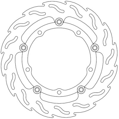 Bild von Bremsscheiben Street Flame vorne rechts
