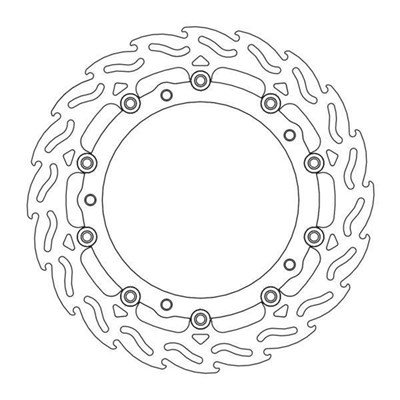 Bild von Bremsscheiben Street Flame vorne rechts