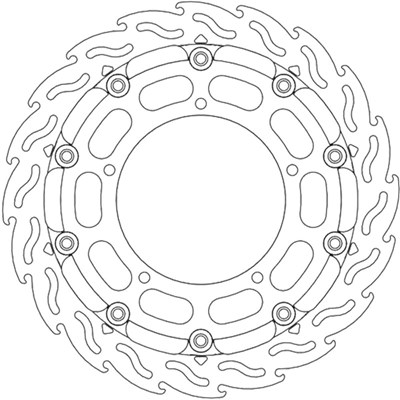 Bild von Bremsscheiben Street Flame vorne rechts