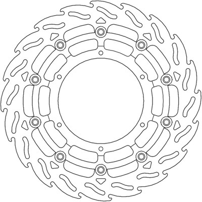 Bild von Bremsscheibe Flame Street vorne